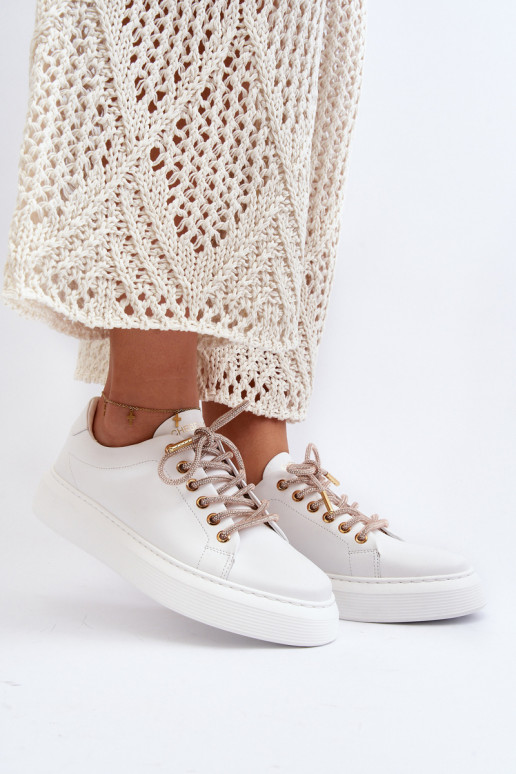 Āda Sieviešu sporta apavi CheBello 4362 baltas krāsas Āda Sieviešu sporta apavi CheBello 4362 baltas krāsas