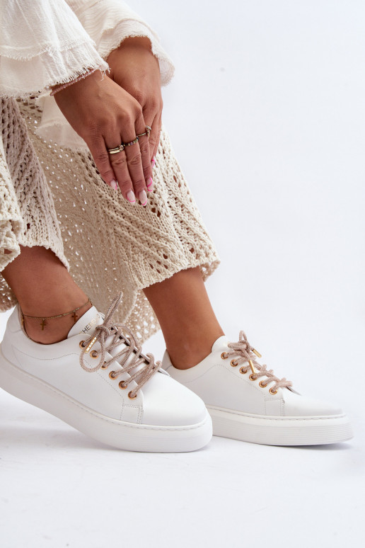 Āda Sieviešu sporta apavi CheBello 4362 baltas krāsas Āda Sieviešu sporta apavi CheBello 4362 baltas krāsas