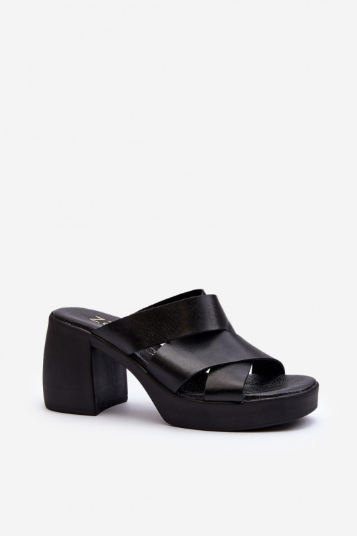 Zazoo 40373 Čibas no dabīgas ādas Klockā melnas krāsas Zazoo 40373 Čibas no dabīgas ādas Klockā melnas krāsas