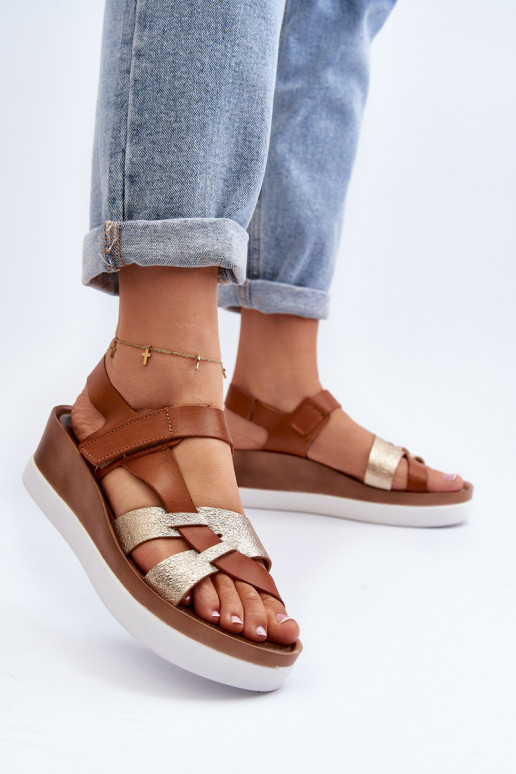 Zazoo 40397 Sieviešu Sieviešu basenes ar platformu brūnas krāsas Zazoo 40397 Sieviešu Sieviešu basenes ar platformu brūnas krāsas