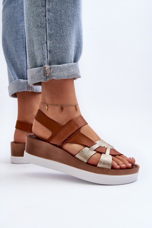 Zazoo 40397 Sieviešu Sieviešu basenes ar platformu brūnas krāsas Zazoo 40397 Sieviešu Sieviešu basenes ar platformu brūnas krāsas