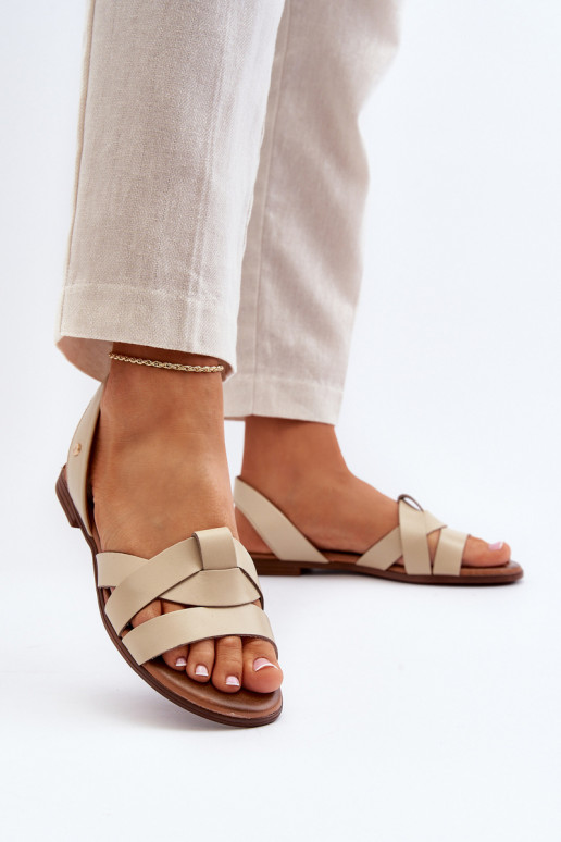 Zazoo 40185 Ērti Āda Ievelkamas smilšu krāsas Zazoo 40185 Ērti Āda Ievelkamas smilšu krāsas