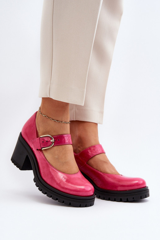 Zazoo 20166 Laque Āda Kurpes rozā krāsas Zazoo 20166 Laque Āda Kurpes rozā krāsas