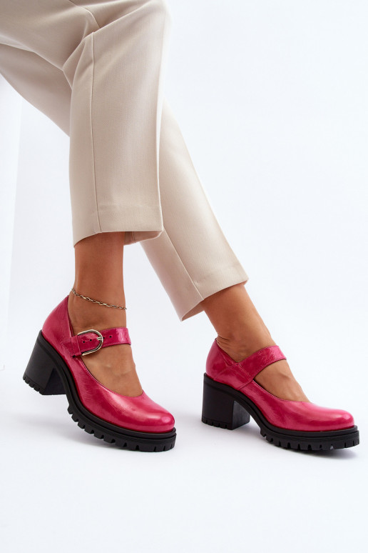 Zazoo 20166 Laque Āda Kurpes rozā krāsas Zazoo 20166 Laque Āda Kurpes rozā krāsas