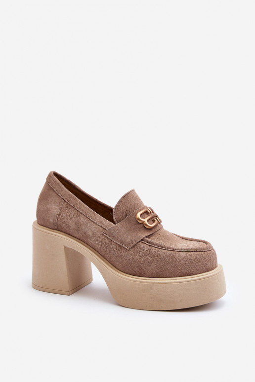 Zazoo 20170 apavi zamšādas Sieviešu ar papēdi smilšu krāsas Zazoo 20170 apavi zamšādas Sieviešu ar papēdi smilšu krāsas