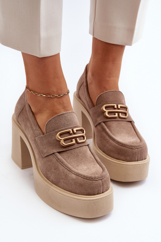 Zazoo 20170 apavi zamšādas Sieviešu ar papēdi smilšu krāsas Zazoo 20170 apavi zamšādas Sieviešu ar papēdi smilšu krāsas