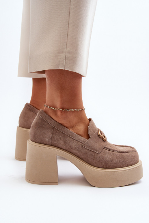 Zazoo 20170 apavi zamšādas Sieviešu ar papēdi smilšu krāsas Zazoo 20170 apavi zamšādas Sieviešu ar papēdi smilšu krāsas