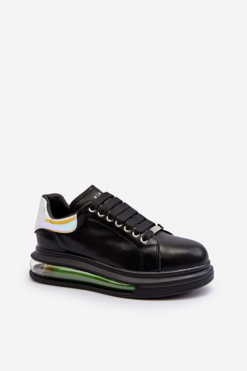 Sneakers modeļa apavi Sieviešu Āda GOE NN2N4030 melnas krāsas 2