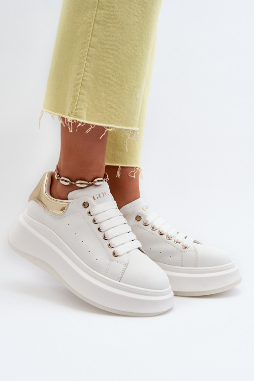 Āda Sneakers modeļa apavi Sieviešu GOE NN2N4031 baltas krāsas