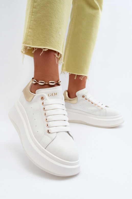 Āda Sneakers modeļa apavi Sieviešu GOE NN2N4031 baltas krāsas