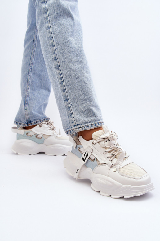 Sneakers modeļa apavi Sieviešu GOE NN2N4039B baltas krāsas