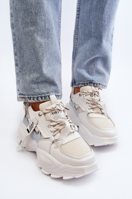 Sneakers modeļa apavi Sieviešu GOE NN2N4039B baltas krāsas