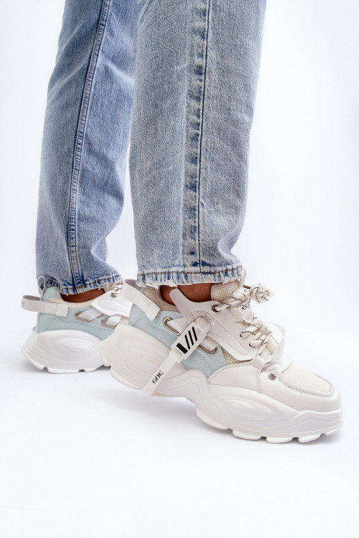 Sneakers modeļa apavi Sieviešu GOE NN2N4039B baltas krāsas