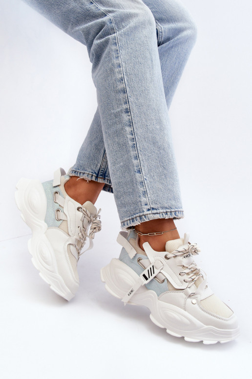 Sneakers modeļa apavi Sieviešu GOE NN2N4039B baltas krāsas