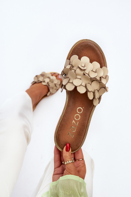 Zazoo 40381 Sieviešu Čibas no dabīgas ādas ar platiem papēžiem smilšu krāsas Zazoo 40381 Sieviešu Čibas no dabīgas ādas ar platiem papēžiem smilšu krāsas