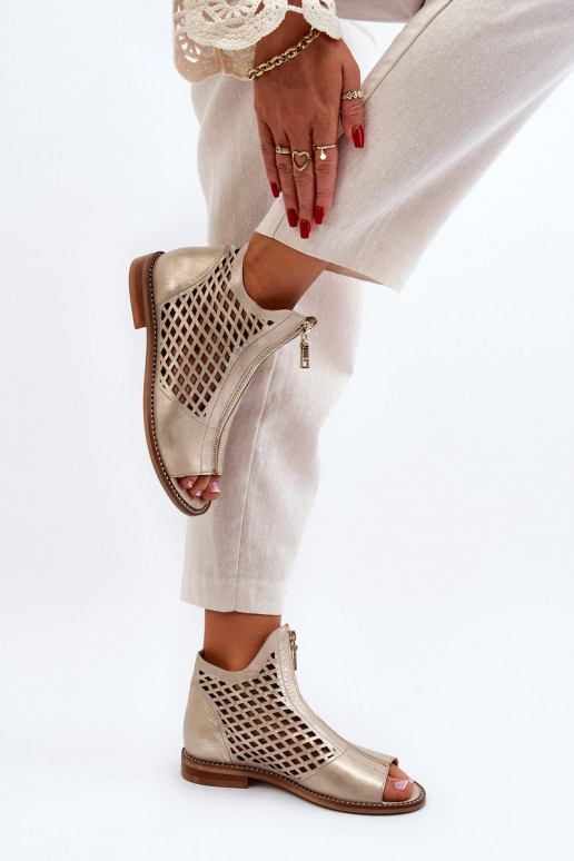 Zazoo 977/L Āda Ažūra basenes Uz pili Zelta krāsas Zazoo 977/L Āda Ažūra basenes Uz pili Zelta krāsas