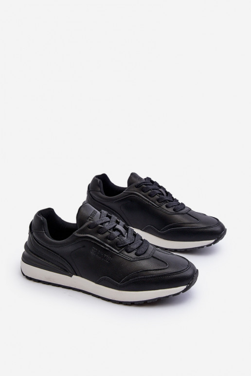 Sneakers modeļa apavi Vīriešiem Āda BIG STAR NN174287 melnas krāsas Sneakers modeļa apavi Vīriešiem Āda BIG STAR NN174287 melnas krāsas