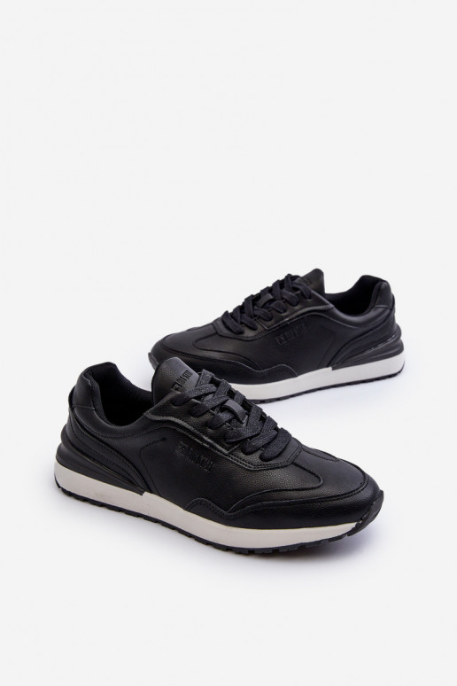 Sneakers modeļa apavi Vīriešiem Āda BIG STAR NN174287 melnas krāsas Sneakers modeļa apavi Vīriešiem Āda BIG STAR NN174287 melnas krāsas