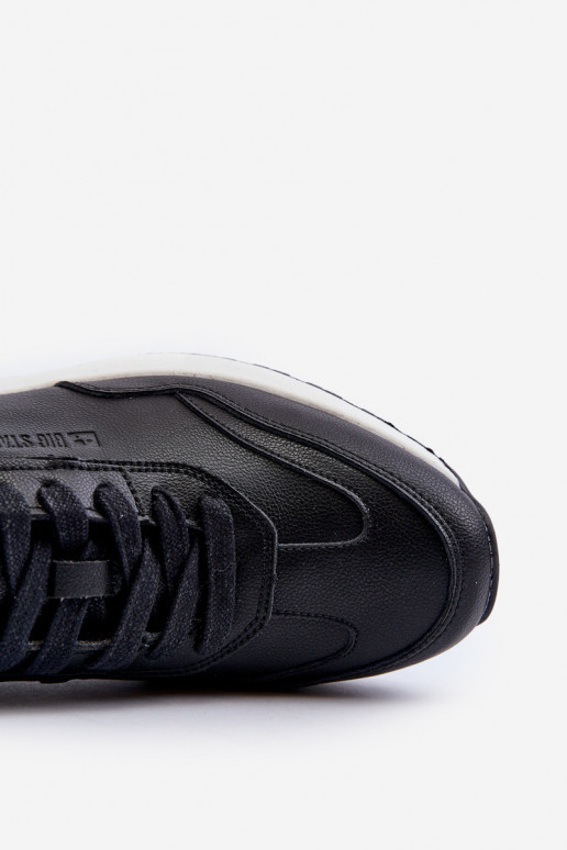 Sneakers modeļa apavi Vīriešiem Āda BIG STAR NN174287 melnas krāsas Sneakers modeļa apavi Vīriešiem Āda BIG STAR NN174287 melnas krāsas