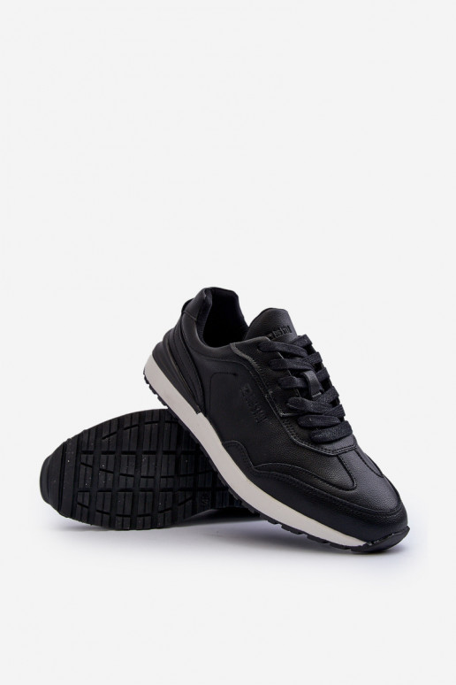 Sneakers modeļa apavi Vīriešiem Āda BIG STAR NN174287 melnas krāsas Sneakers modeļa apavi Vīriešiem Āda BIG STAR NN174287 melnas krāsas