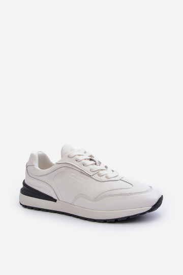 Sneakers modeļa apavi Vīriešiem Āda BIG STAR NN174288 baltas krāsas