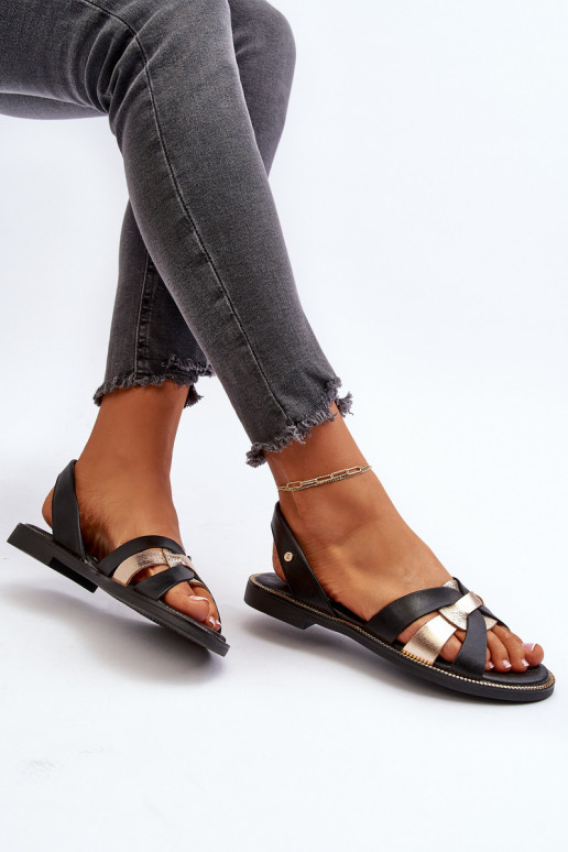 Zazoo 40382 Sieviešu basenes Āda melnas krāsas Zazoo 40382 Sieviešu basenes Āda melnas krāsas