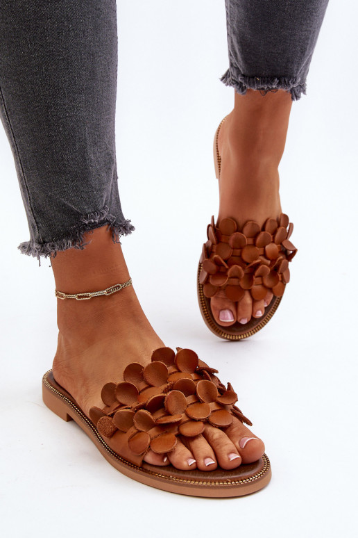 Zazoo 40381 Sieviešu Čibas no dabīgas ādas ar platiem papēžiem brūnas krāsas Zazoo 40381 Sieviešu Čibas no dabīgas ādas ar platiem papēžiem brūnas krāsas