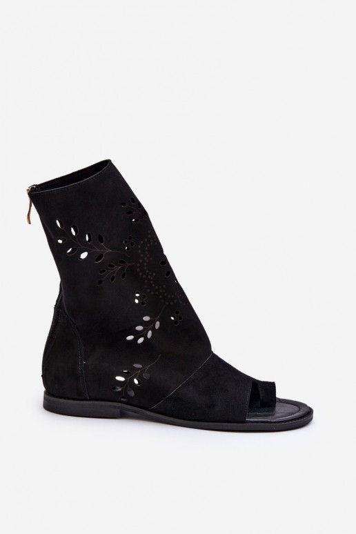 Zazoo 3437 Sieviešu Zamšādas basenes ar stulmu Uz pili melnas krāsas Zazoo 3437 Sieviešu Zamšādas basenes ar stulmu Uz pili melnas krāsas