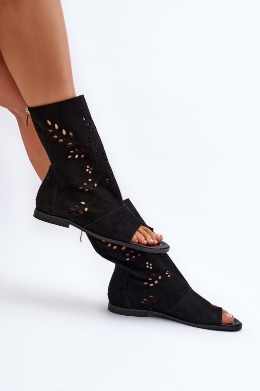 Zazoo 3437 Sieviešu Zamšādas basenes ar stulmu Uz pili melnas krāsas Zazoo 3437 Sieviešu Zamšādas basenes ar stulmu Uz pili melnas krāsas