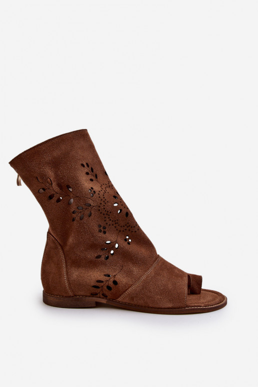 Zazoo 3437 Sieviešu Zamšādas basenes ar stulmu Uz pili brūnas krāsas Zazoo 3437 Sieviešu Zamšādas basenes ar stulmu Uz pili brūnas krāsas