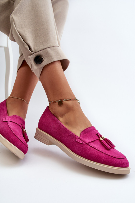 Zazoo 3420 Zamšādas mokasīni Sieviešu ar platiem papēžiem Fuskja Zazoo 3420 Zamšādas mokasīni Sieviešu ar platiem papēžiem Fuskja