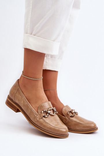 Āda Sieviešu Lakoti mokasīni Laura Messi 2760 brūnas krāsas