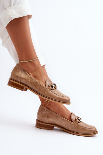 Āda Sieviešu Lakoti mokasīni Laura Messi 2760 brūnas krāsas 2