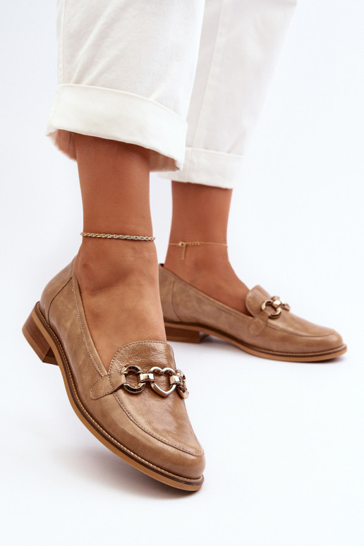 Āda Sieviešu Lakoti mokasīni Laura Messi 2760 brūnas krāsas