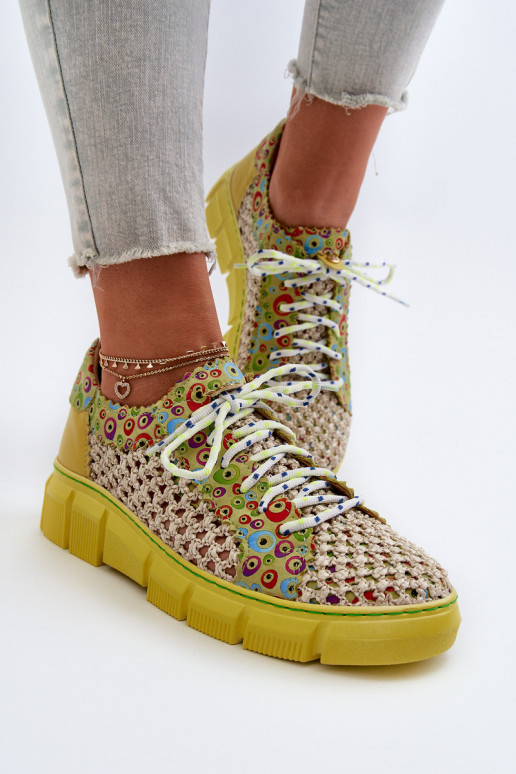 Sieviešu Āda apavi Tā irciejka 05850-09 Laims Sieviešu Āda apavi Tā irciejka 05850-09 Laims