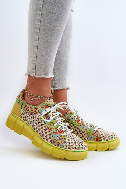 Sieviešu Āda apavi Tā irciejka 05850-09 Laims Sieviešu Āda apavi Tā irciejka 05850-09 Laims