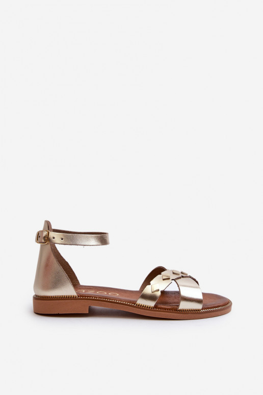 Zazoo 40378 zempapēžu Sieviešu basenes Sieviešu Zelta krāsas