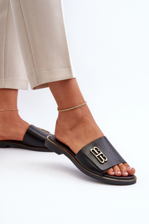 Zazoo 40384 Eleganta stila Čibas no dabīgas ādas Sieviešu melnas krāsas Zazoo 40384 Eleganta stila Čibas no dabīgas ādas Sieviešu melnas krāsas