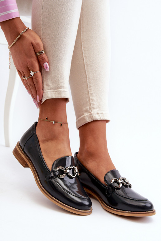 Āda Sieviešu Lakoti mokasīni Laura Messi 2760 tumši zilas krāsas Āda Sieviešu Lakoti mokasīni Laura Messi 2760 tumši zilas krāsas