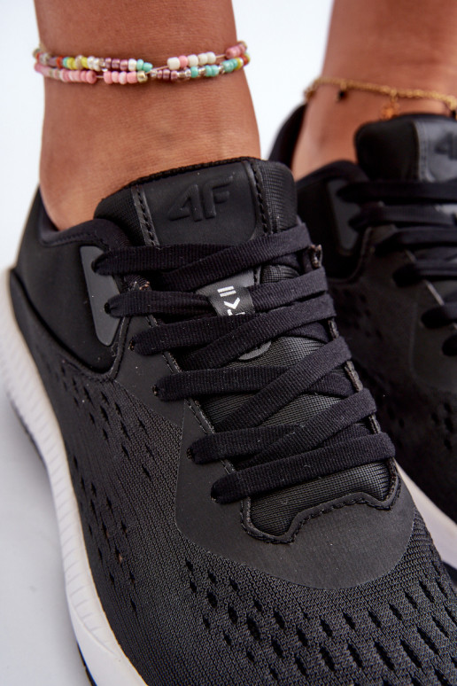 sporta apavi Sieviešu 4F 4FRSS24FSPOF056 melnas krāsas sporta apavi Sieviešu 4F 4FRSS24FSPOF056 melnas krāsas