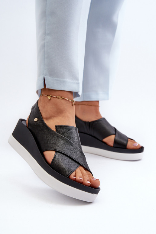 Zazoo 40256 Āda ar platformus basenes melnas krāsas Zazoo 40256 Āda ar platformus basenes melnas krāsas