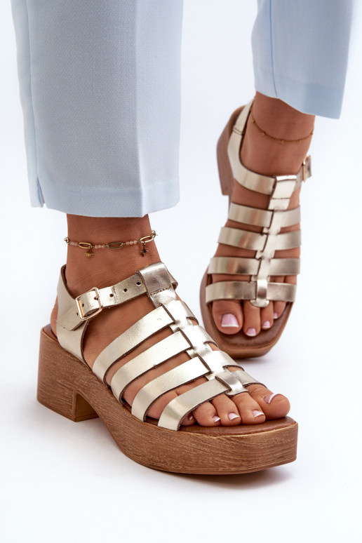 Zazoo 40410 Sieviešu basenes Sieviešu Zelta krāsas Zazoo 40410 Sieviešu basenes Sieviešu Zelta krāsas