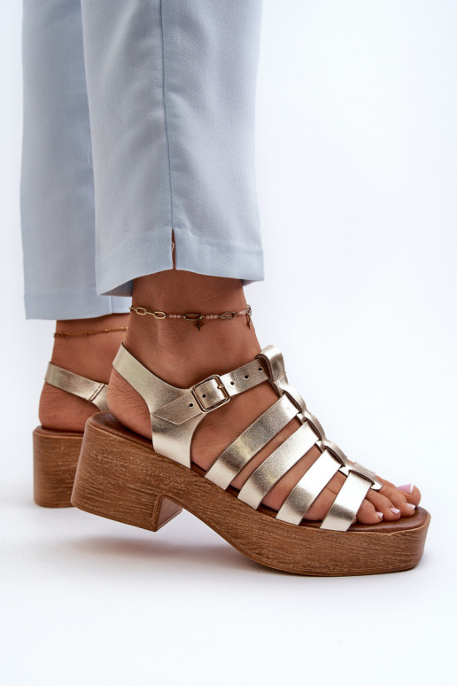 Zazoo 40410 Sieviešu basenes Sieviešu Zelta krāsas Zazoo 40410 Sieviešu basenes Sieviešu Zelta krāsas