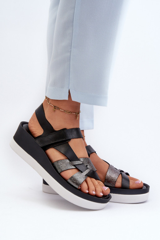 Zazoo 40397 Sieviešu Sieviešu basenes ar platformu melnas krāsas Zazoo 40397 Sieviešu Sieviešu basenes ar platformu melnas krāsas