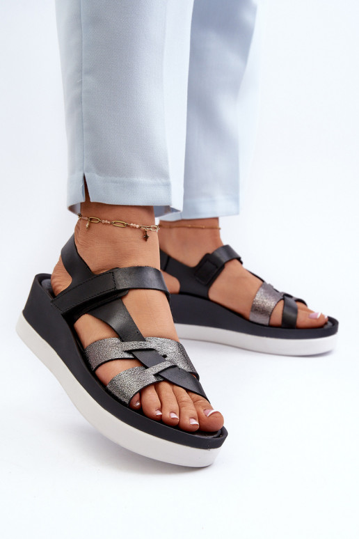 Zazoo 40397 Sieviešu Sieviešu basenes ar platformu melnas krāsas Zazoo 40397 Sieviešu Sieviešu basenes ar platformu melnas krāsas