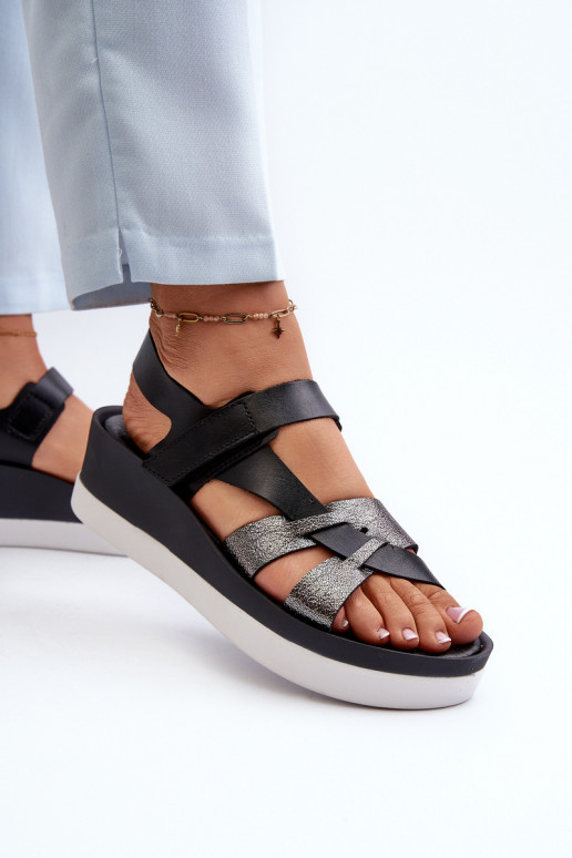 Zazoo 40397 Sieviešu Sieviešu basenes ar platformu melnas krāsas Zazoo 40397 Sieviešu Sieviešu basenes ar platformu melnas krāsas