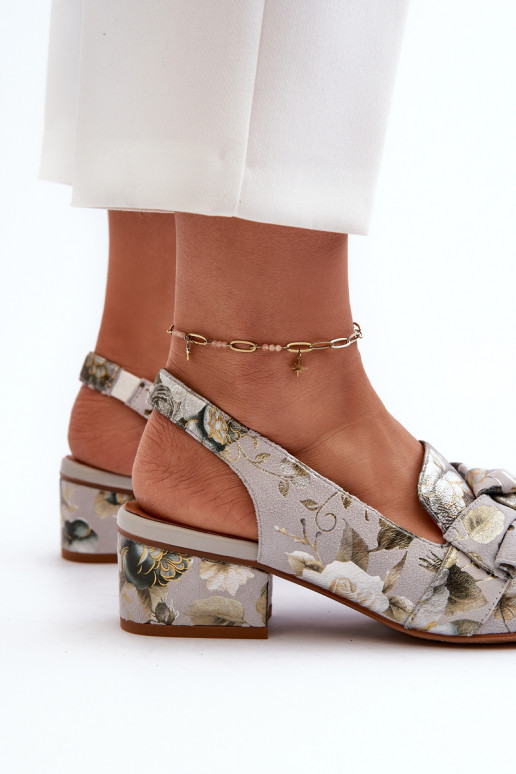 Sieviešu Sieviešu basenes Uz Zema Papēža ar puķītēm Tā irciejka N6539-38 Zaļas krāsas Sieviešu Sieviešu basenes Uz Zema Papēža ar puķītēm Tā irciejka N6539-38 Zaļas krāsas