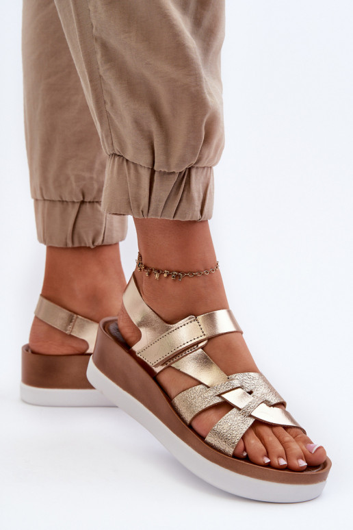 Zazoo 40397 Sieviešu Sieviešu basenes ar platformu Zelta krāsas Zazoo 40397 Sieviešu Sieviešu basenes ar platformu Zelta krāsas