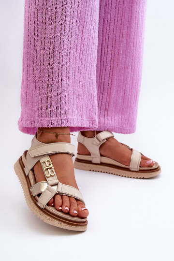 Zazoo 50103 Sieviešu Sieviešu basenes ar platformu smilšu krāsas