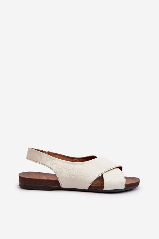 Zazoo 40407 sandales Āda Sieviešu Ziloņkaula krāsas Zazoo 40407 sandales Āda Sieviešu Ziloņkaula krāsas